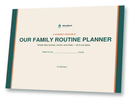Family Routine Planner – Printable Daily Routines, Chores & Meal Planner for Kids